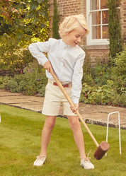 The Stafford Striped Shirt Boy Look Look from Pepa London US