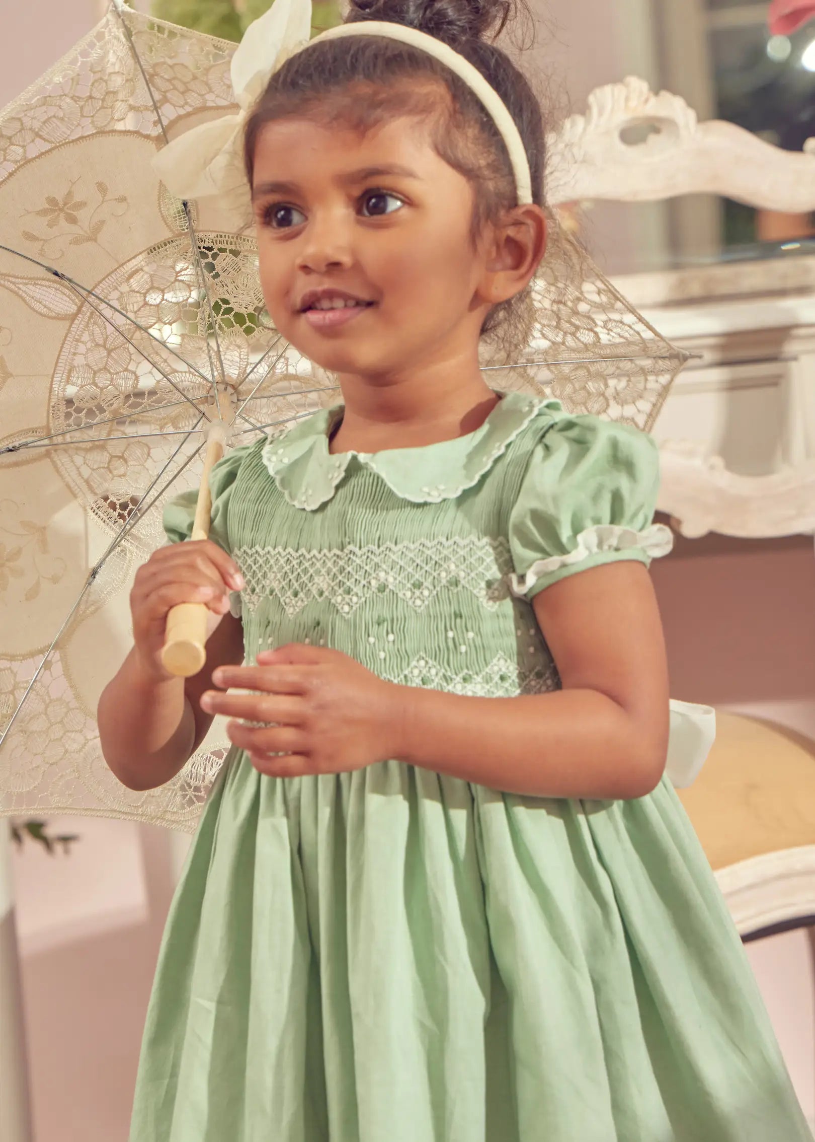 The Mint Dress Toddler Girl Look Look from Pepa London US