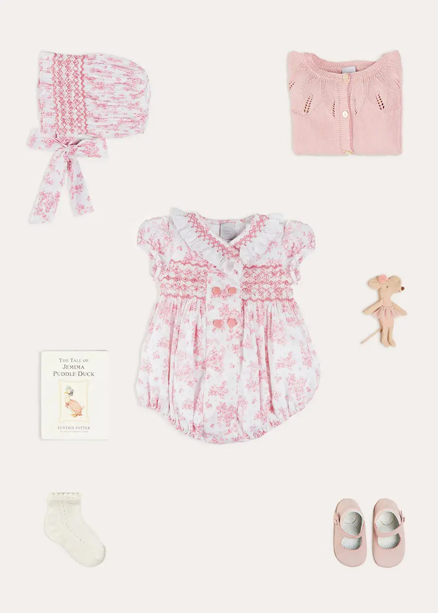 The Audrey Romper Baby Girl Look Look from Pepa London US