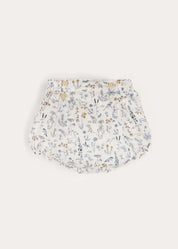 Ellis Floral Bloomer in Blue Made with Liberty Fabric (1m-3yrs) BLOOMER from Pepa London US