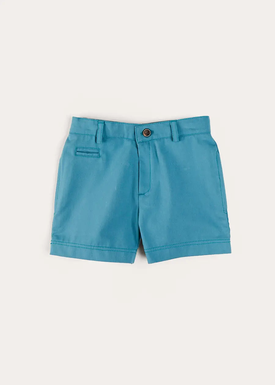 Plain Pocket Detail Shorts in Blue (4-10yrs) SHORTS from Pepa London US