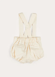 Plain Bloomers With Braces in White (6mths-2yrs) BLOOMER from Pepa London US
