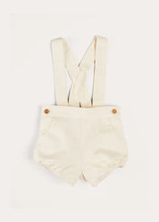 Plain Bloomers With Braces in White (6mths-2yrs) BLOOMER from Pepa London US
