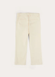 Plain Pocket Detail Trousers in White (4-10yrs) TROUSERS from Pepa London US