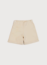 Faux Pocket Elasticated Waist Shorts in Ivory (12mths-4yrs) Shorts from Pepa London US