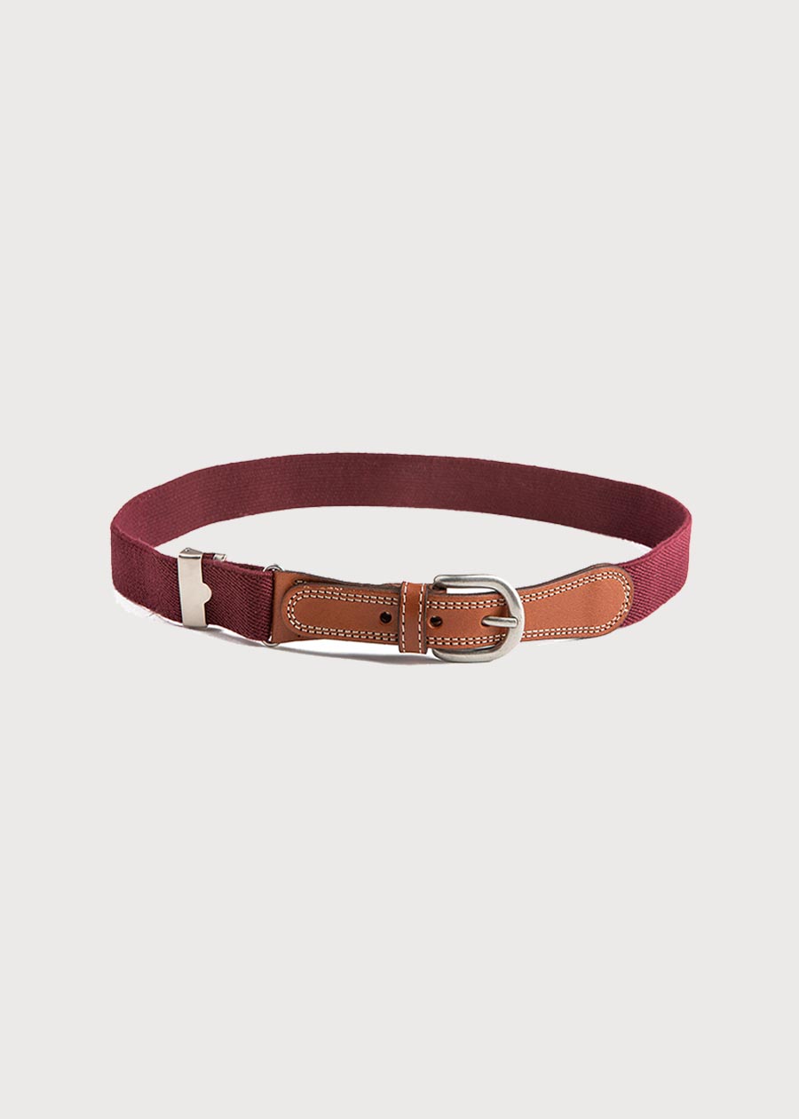Burgundy Belt Belts & Braces from Pepa London US