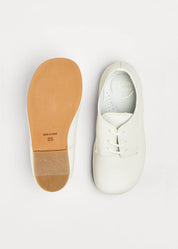 Boy's Ivory leather celebration shoes (20-34EU) Shoes  from Pepa London US