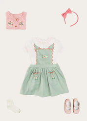 The Duck Embroidered Skirt Toddler Girl Look Look from Pepa London US