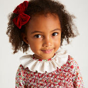Velvet Big-Bow Clip in Red Hair Accessories  from Pepa London US