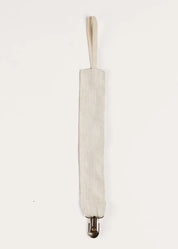 Waterford Striped Dummy Clip in Beige ACCESSORIES from Pepa London US