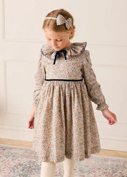 The Marianne Floral Frill Dress Girl Look