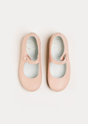 Leather Mary Jane Shoes in Pink (24-34EU) Shoes from Pepa London US
