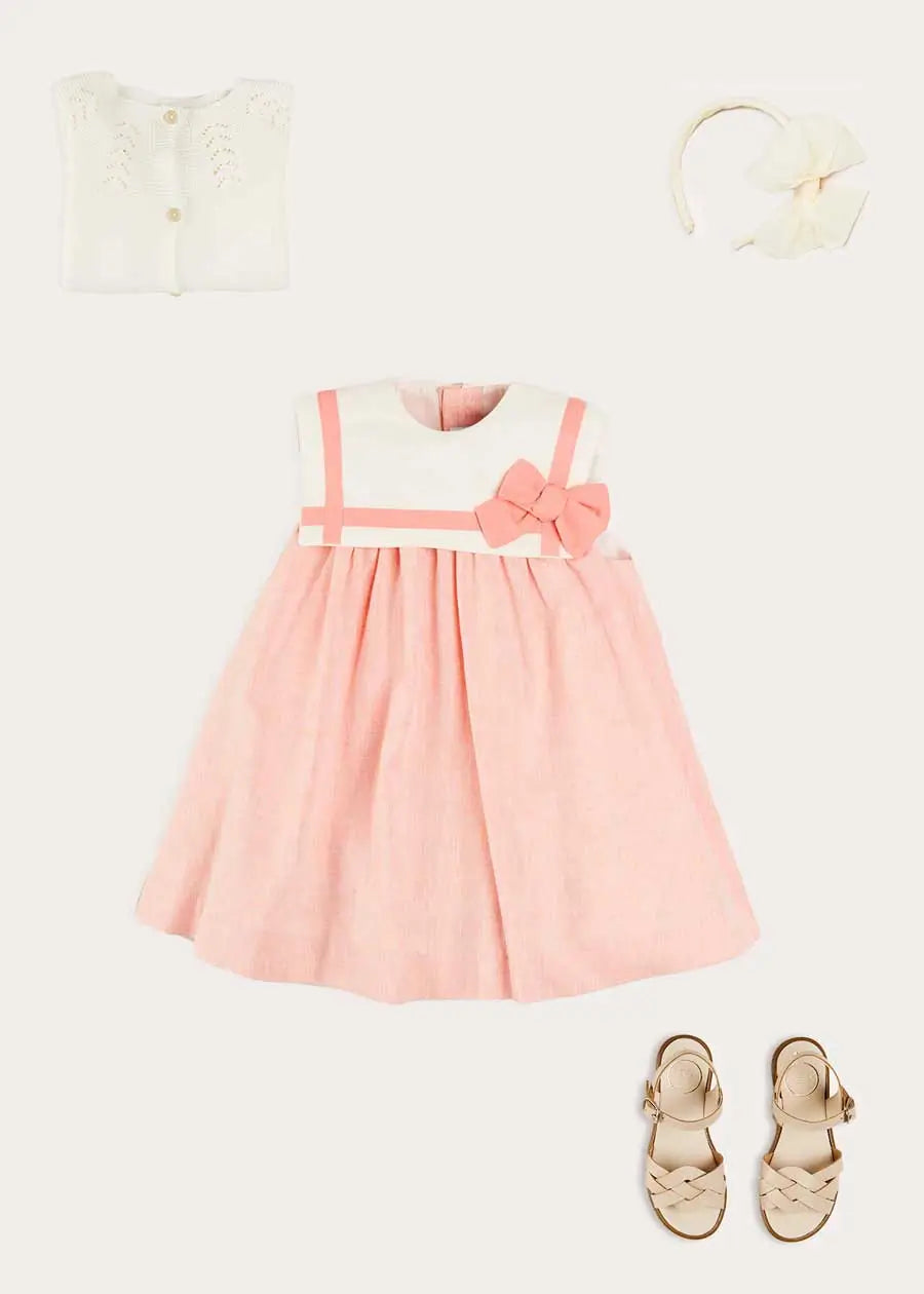 The Peach Trapeze Dress Girl Look Look from Pepa London US