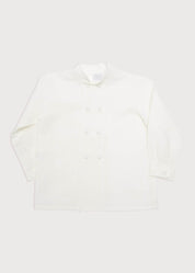 Boy's white double-breasted Mandarin collar shirt (12mths-10yrs) Shirts from Pepa London US