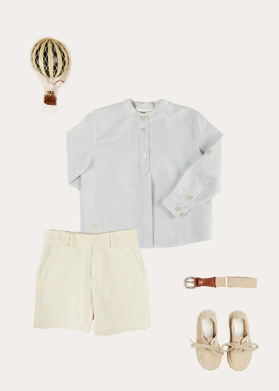 The Stafford Striped Shirt Boy Look Look from Pepa London US