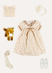 The Cora Floral Mariner Dress Girl Look