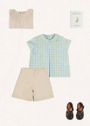 The Maxwell Gingham Shirt Toddler Boy Look Look from Pepa London US