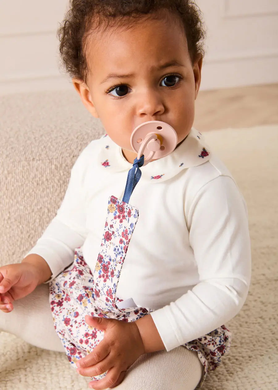 Louisa Floral Dummy Clip Dummy Clip in Cream (OS) Accessories from Pepa London US