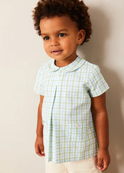 The Maxwell Gingham Shirt Toddler Boy Look Look from Pepa London US