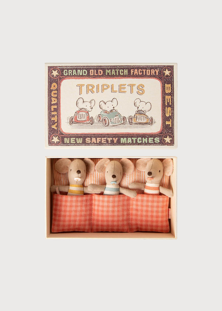Triplet Baby Mice in a Matchbox Toys from Pepa London US