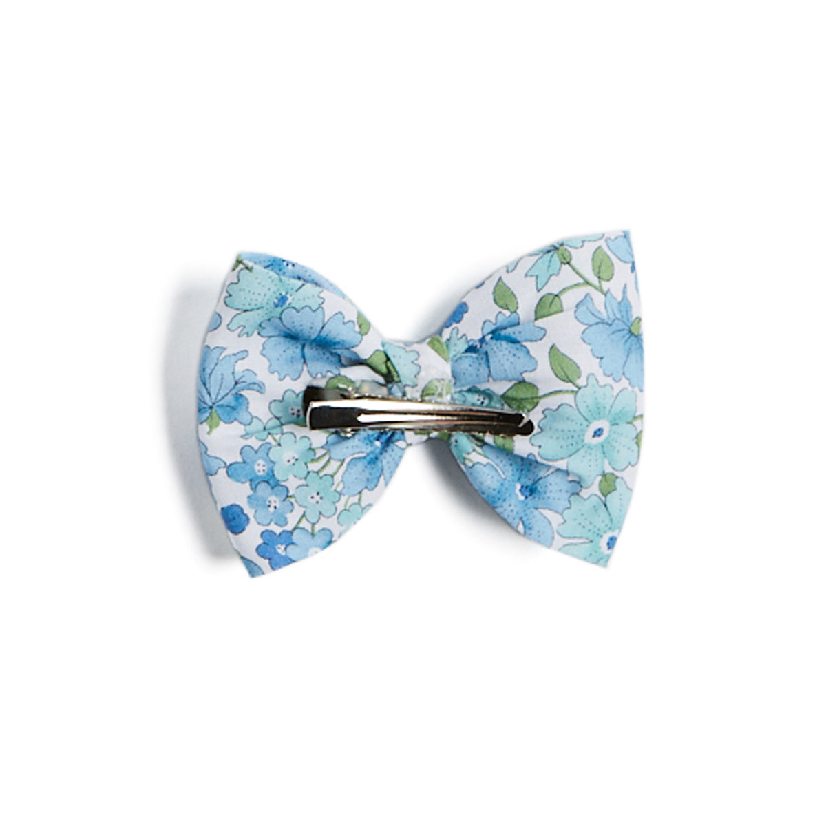 Blue Floral Big Bow Clip Hair Accessories from Pepa London US