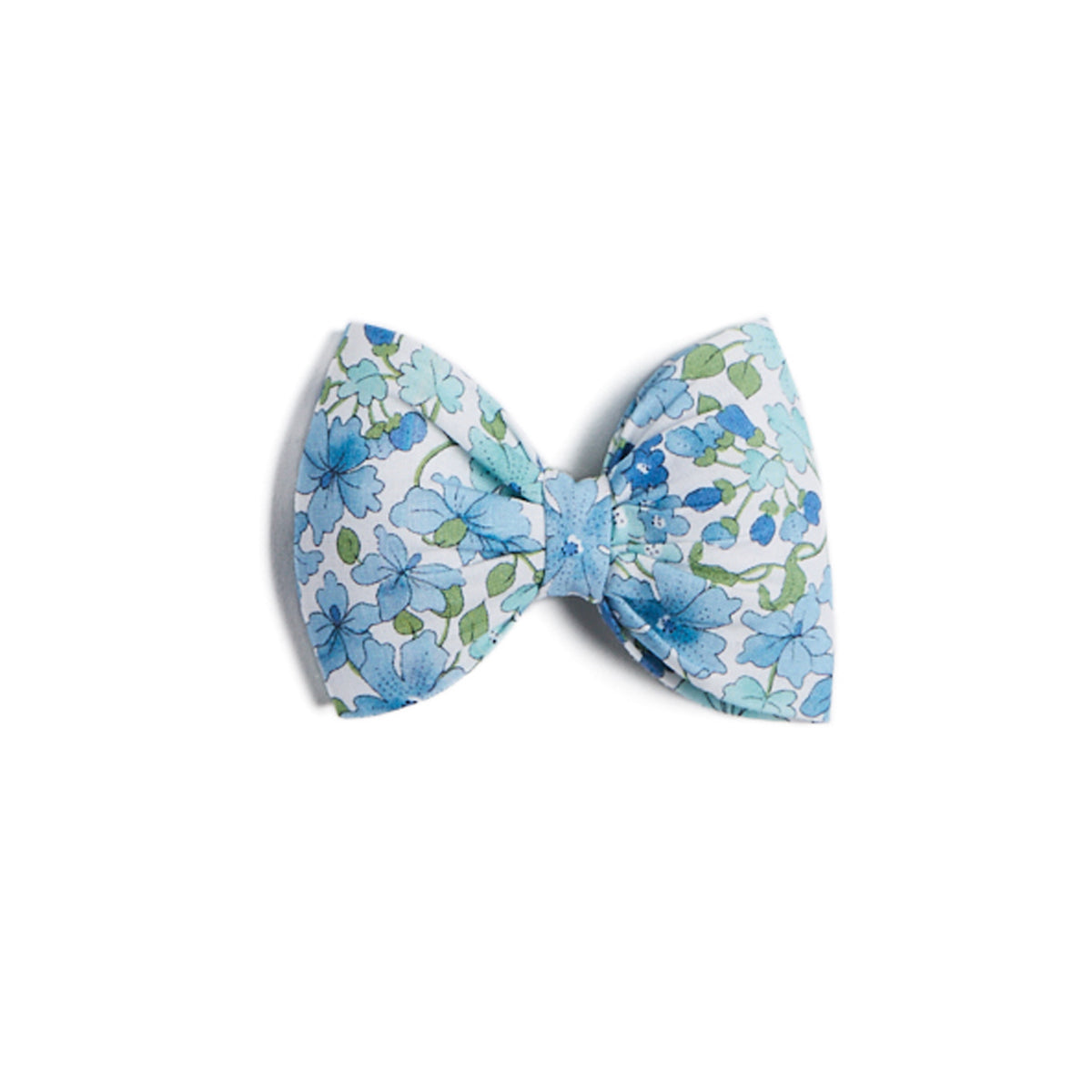 Blue Floral Big Bow Clip Hair Accessories from Pepa London US