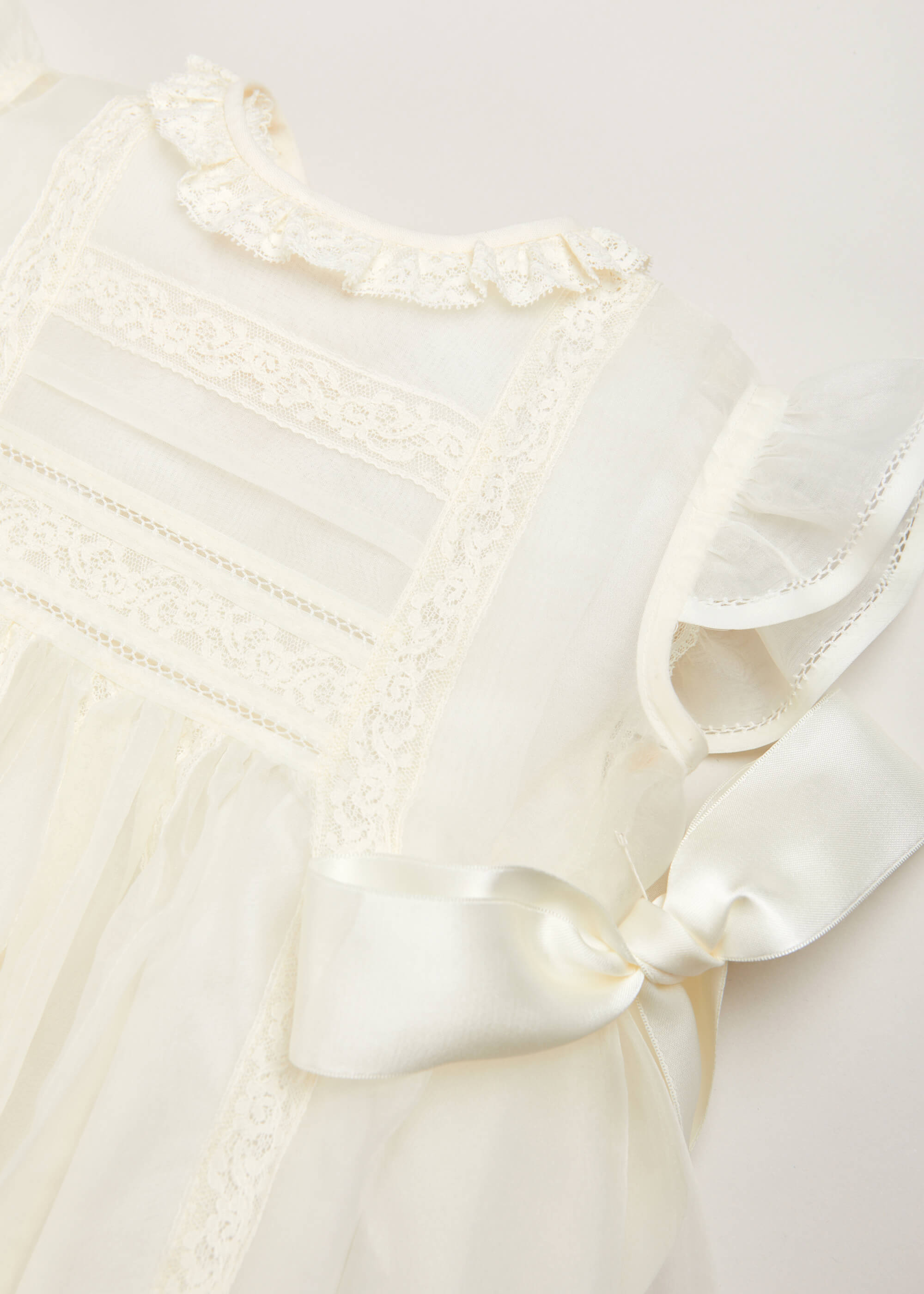 The Eden Traditional Cream Christening Gown (3mths-5yrs) DRESSES from Pepa London US