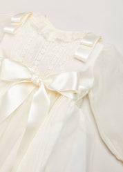 Traditional Cream Christening Gown with Bonnet (6mths-2yrs) Dresses from Pepa London US