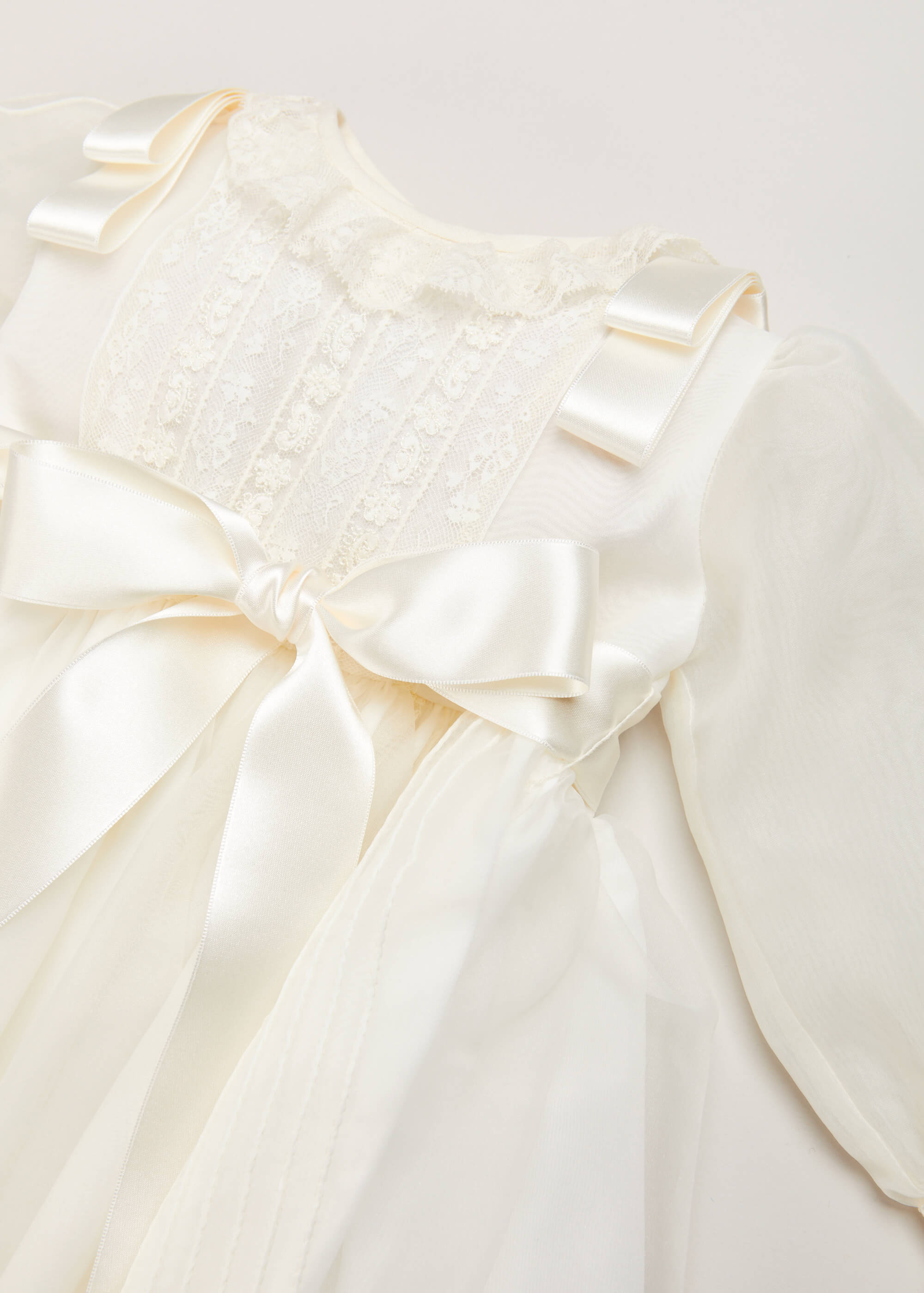 Traditional Cream Christening Gown with Bonnet (6mths-2yrs) Dresses from Pepa London US