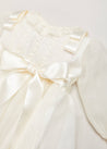 Traditional Cream Christening Gown with Bonnet (6-12mths) Dresses  from Pepa London US