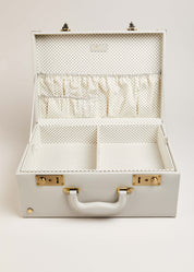 Pale Grey Leather Memory Case Toys from Pepa London US