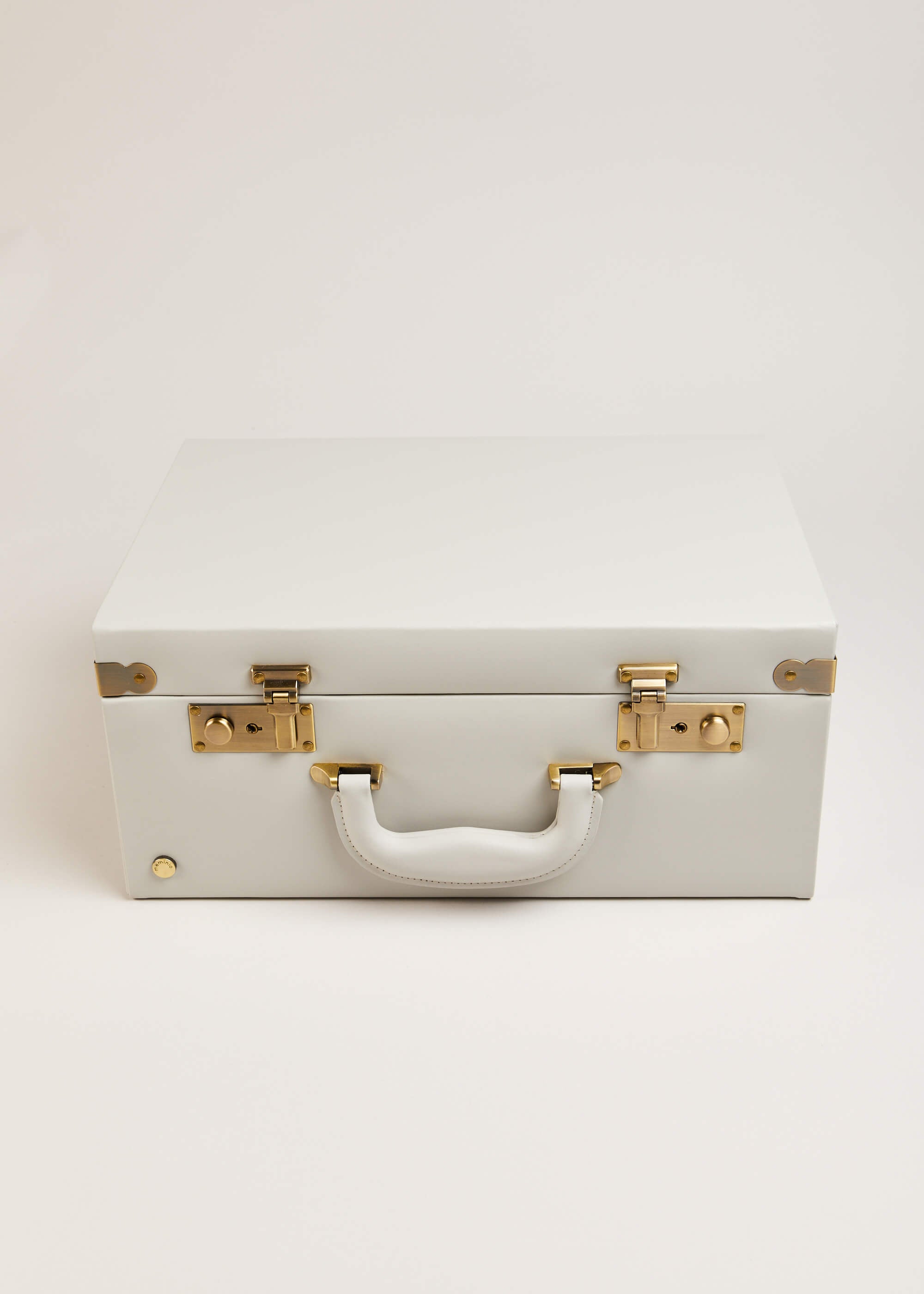 Pale Grey Leather Memory Case Toys from Pepa London US