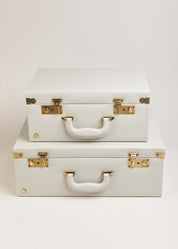 Pale Grey Leather Memory Case Toys from Pepa London US