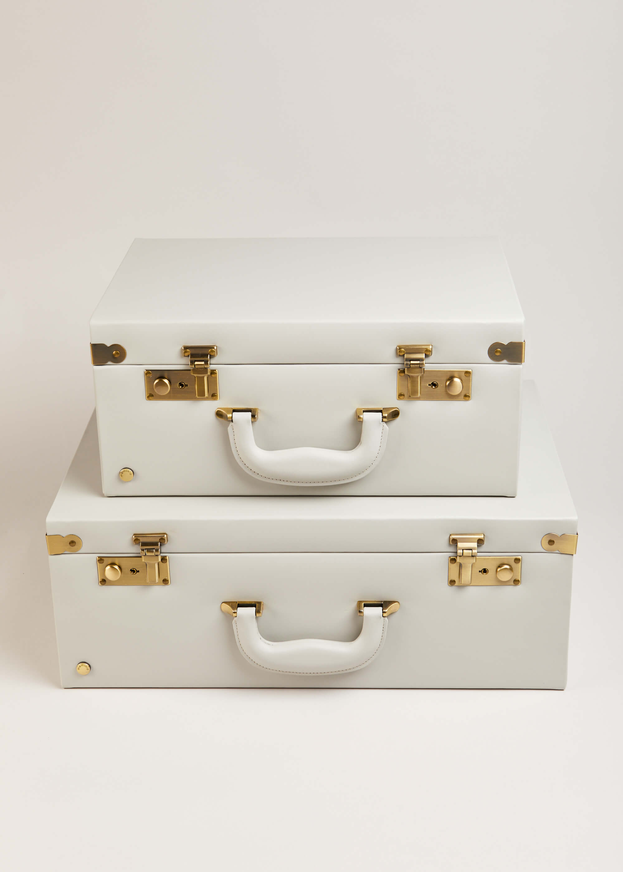 Pale Grey Leather Memory Case Toys from Pepa London US