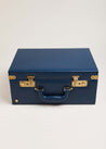 Navy Leather Memory Case Toys  from Pepa London US