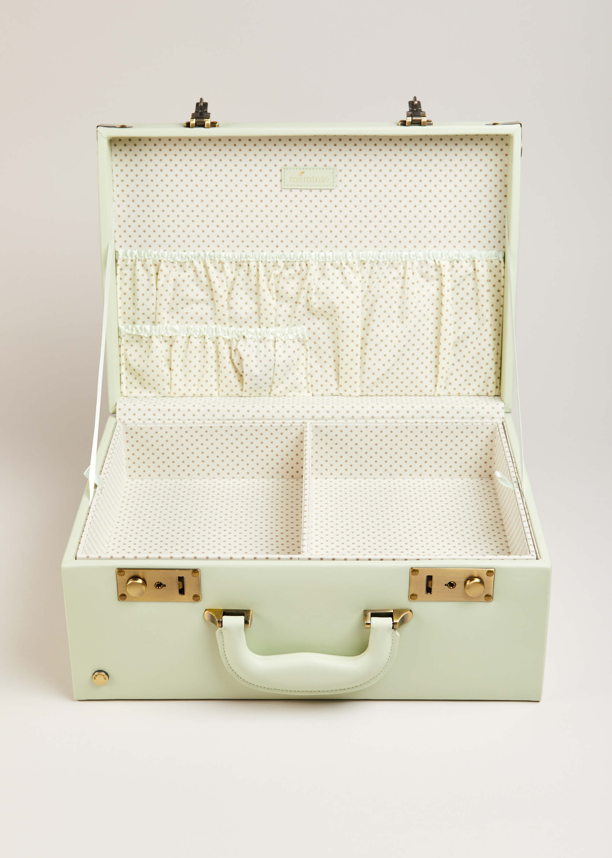 Sage Green Leather Memory Case Toys  from Pepa London US