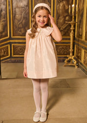 The Royal Silk Dress in Rose (4-10yrs) Dresses from Pepa London US