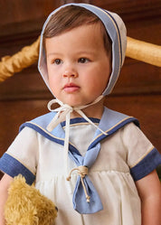 The Royal Mariner Bonnet in White (S-M) Bonnets from Pepa London US