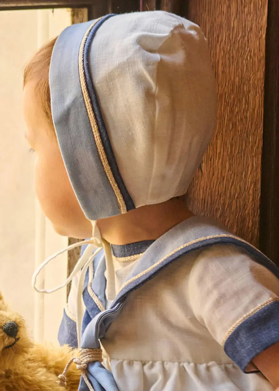 The Royal Mariner Bonnet in White (S-M) Bonnets from Pepa London US