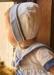 The Royal Mariner Bonnet in White (S-M) Bonnets from Pepa London US