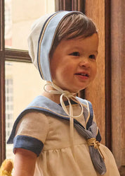 The Royal Mariner Bonnet in White (S-M) Bonnets from Pepa London US