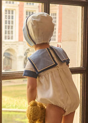 The Royal Mariner Bonnet in White (S-M) Bonnets from Pepa London US