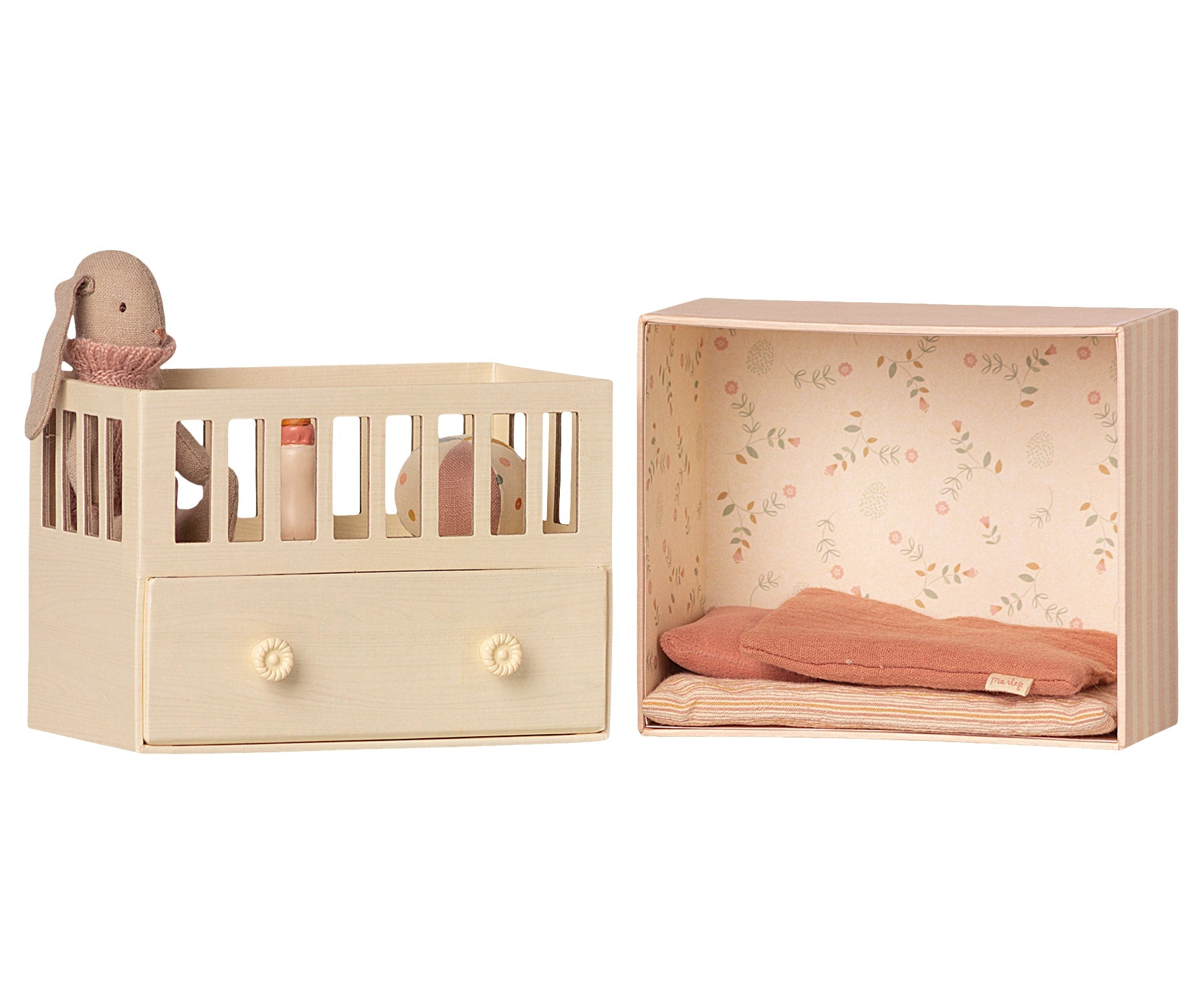 Baby Rabbit With Micro Room in Pink TOYS from Pepa London US