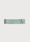 Teal Linen Pageboy Cummerbund Belts  from Pepa London US