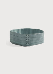 Teal Linen Pageboy Cummerbund Belts  from Pepa London US
