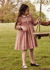 The Pink Evelyn Floral Dress Girl Look Look  from Pepa London US