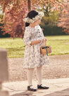 The Black and White Toile Dress Girl Look Look  from Pepa London US