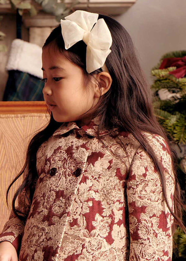 The Velvet Burgundy Dress Baby Girl Look LOOK from Pepa London US