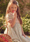 Cordelia Floral Hand-Smocked Short Sleeve Dress in Pink Made with Liberty Fabric (12m-6yrs) DRESSES from Pepa London US