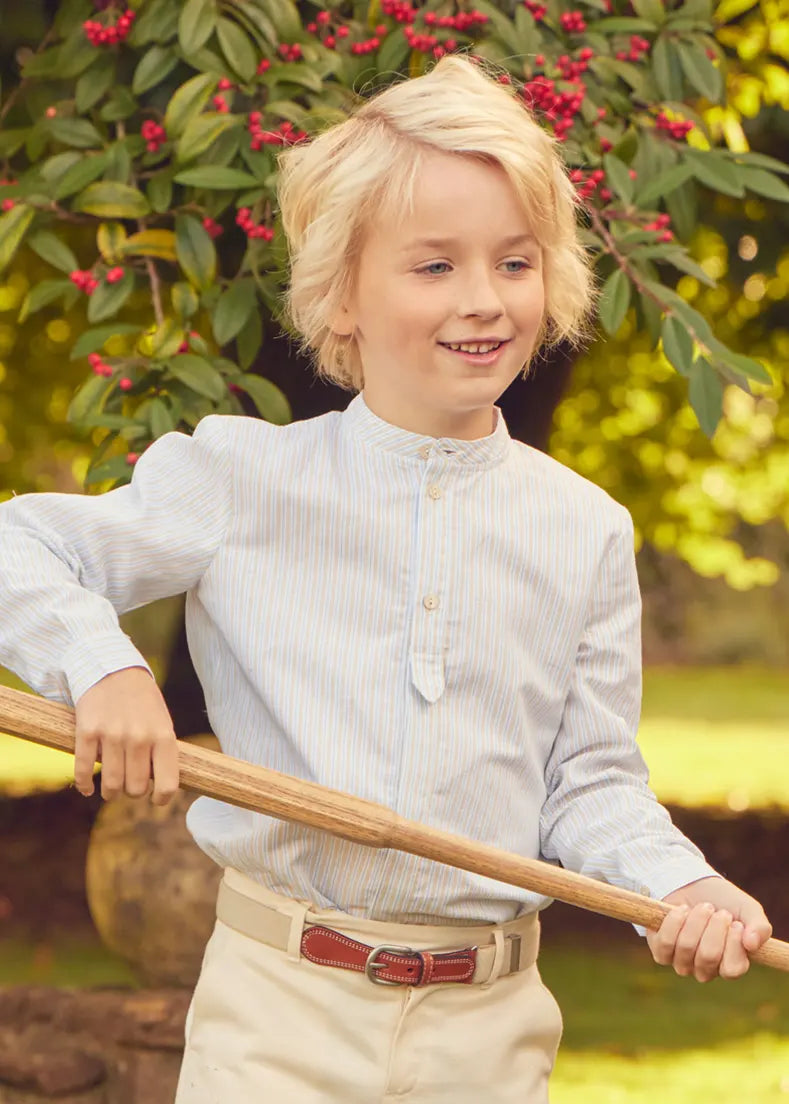 The Stafford Striped Shirt Boy Look Look from Pepa London US